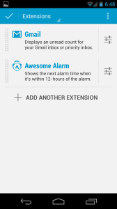 Dashclock Awesome Alarm Added